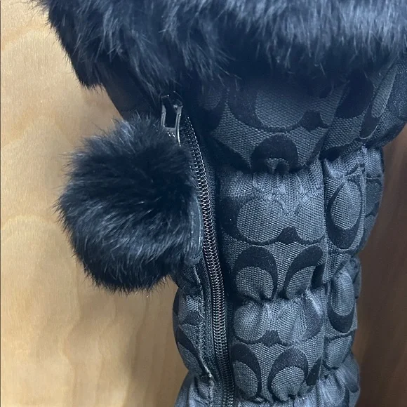 COACH - Women’s Black Winter Boots - Picture 3 of 4